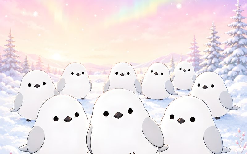 シマエナガ壁紙