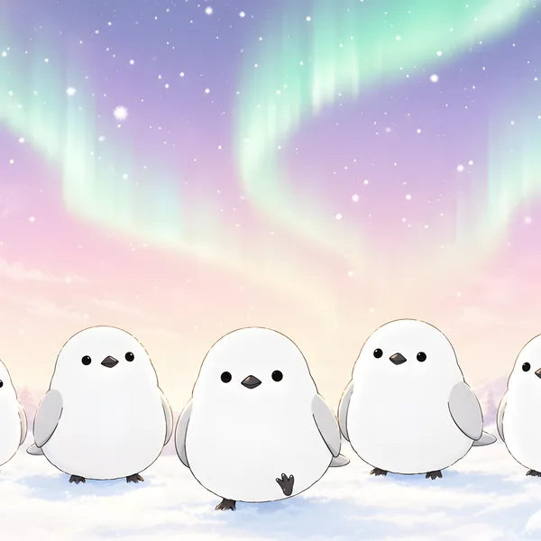 オーロラの夜