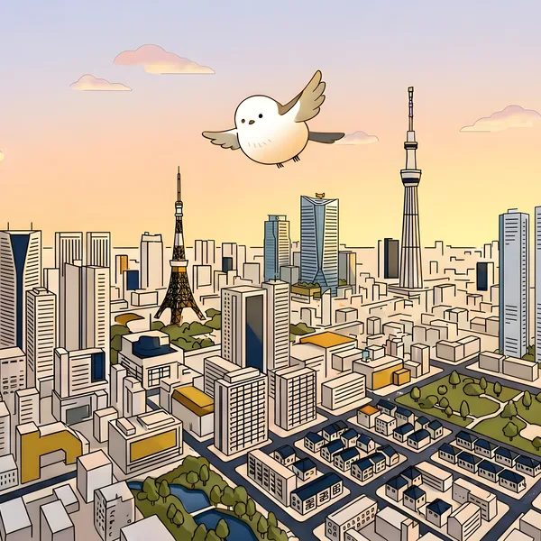 東京・夕焼け